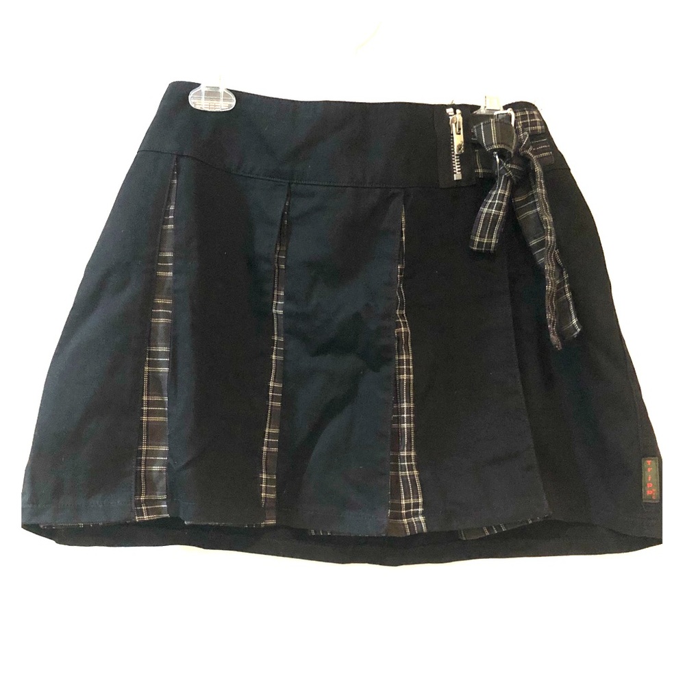 Torrid Tripp NYC 2x vintage plaid skirt sexy punk